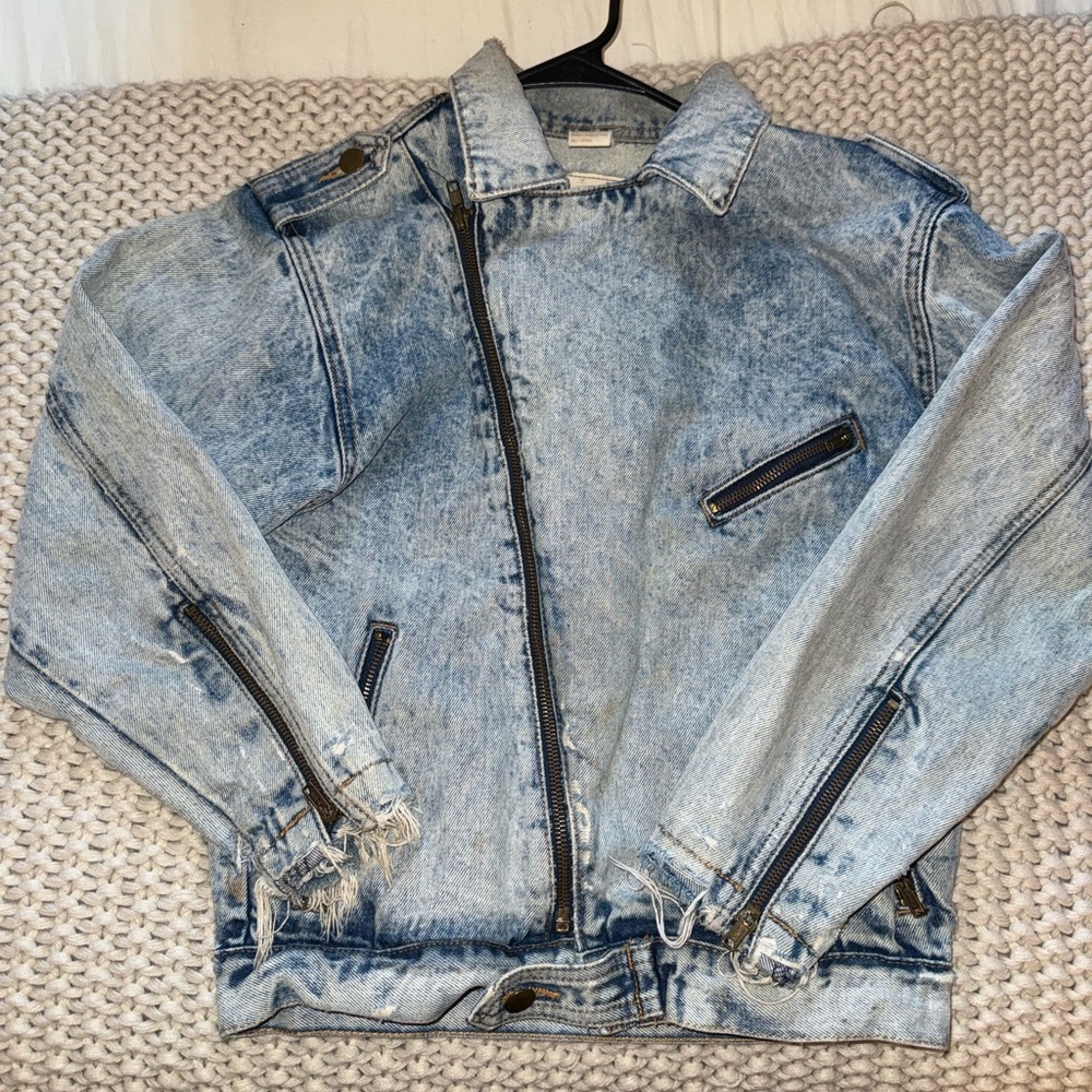 Vintage Light Blue Denim Jean Jacket
